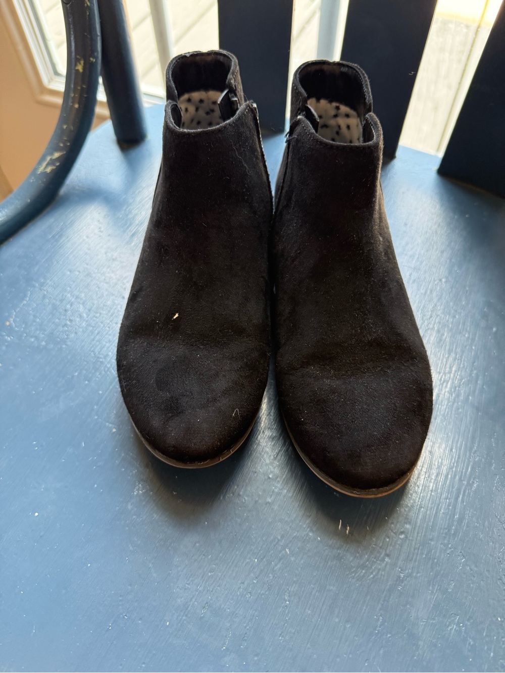 Cat & Jack Black Kids Suede Ankle Boots